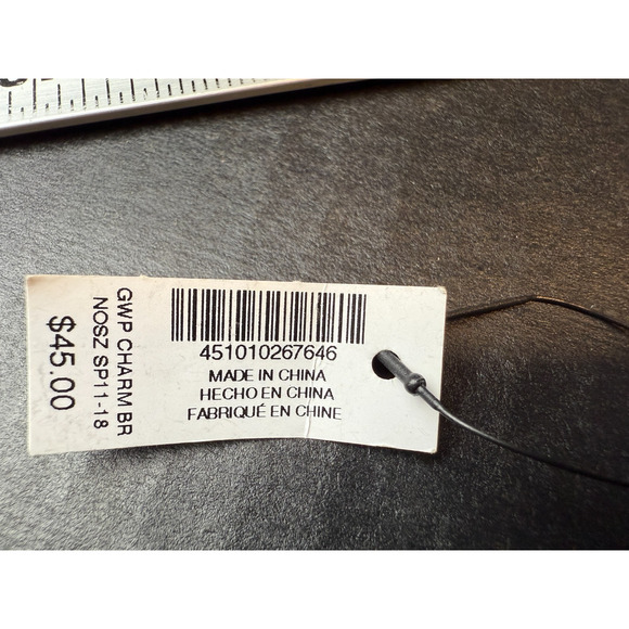 Chico's Charm Bracelet Faux Pearl Gold Tone Magnetic Closure NWT - Picture 3 of 6